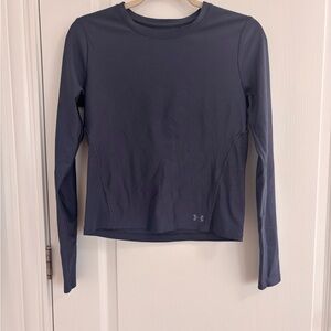 Under Armour Women's Long Sleeve Top - Dark Blue Size XS